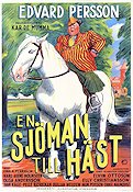 En sjöman till häst 1940 poster Edvard Persson Emil A Lingheim