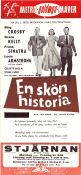 En skön historia 1956 poster Frank Sinatra Bing Crosby Grace Kelly Louis Armstrong Charles Walters Musik: Cole Porter Musikaler