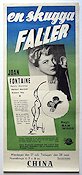 En skugga faller 1947 poster Joan Fontaine