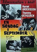 En söndag i september 1963 poster Harriet Andersson Harry Ahlin Thommy Berggren Jörn Donner