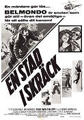 En stad i skräck 1975 poster Jean-Paul Belmondo Lea Massari Henri Verneuil