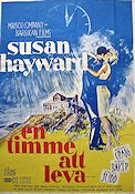 En timme att leva 1964 poster Susan Hayward Klockor