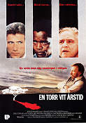 En torr vit årstid 1989 poster Donald Sutherland Janet Suzman Marlon Brando Euzhan Palcy