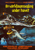 En världsomsegling under havet 1954 poster Kirk Douglas Richard Fleischer