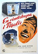En vindskupa i Pigalle 1962 poster Julie Dunvier
