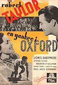 En yankee i Oxford 1938 poster Robert Taylor Vivien Leigh Jack Conway Sport