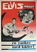 En Yankee med takter i 1960 poster Elvis Presley Juliet Prowse Instrument