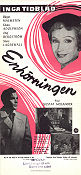 Enhörningen 1955 poster Birger Malmsten Inga Tidblad Gustaf Molander