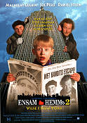 Ensam hemma 2 1992 poster Macaulay Culkin Joe Pesci Daniel Stern Chris Columbus Barn