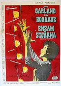 Ensam stjärna 1963 poster Judy Garland Dirk Bogarde Musikaler