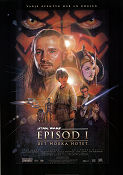 Episod I det mörka hotet 1999 poster Liam Neeson Ewan McGregor George Lucas Hitta mer: Star Wars Barn