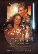 Episod II Klonerna anfaller 2002 poster Ewan McGregor George Lucas