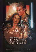 Episode II Attack of the Clones 2002 poster Ewan McGregor Natalie Portman Hayden Christensen Christopher Lee Hitta mer: Star Wars