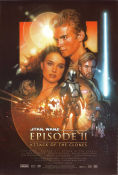 Episode II Attack of the Clones 2002 poster Ewan McGregor Natalie Portman Hayden Christensen Christopher Lee Hitta mer: Star Wars