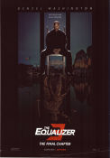 The Equalizer 3 2023 poster Denzel Washington Dakota Fanning Eugenio Mastrandrea Antoine Fuqua