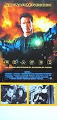Eraser 1996 poster Arnold Schwarzenegger James Caan
