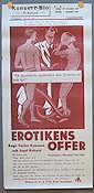 Erotikens offer 1936 poster Josef Kokeisl Filmen från: Czechoslovakia