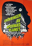 Erövringen av apornas planet 1972 poster Roddy McDowall Don Murray Ricardo Montalban J Lee Thompson