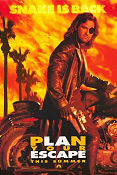 Escape From LA 1996 poster Kurt Russell Steve Buscemi Stacy Keach John Carpenter Motorcyklar