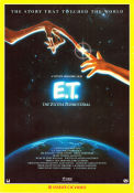 E.T. the Extra-Terrestrial 1982 poster Dee Wallace Drew Barrymore Steven Spielberg Text: Melissa Mathison
