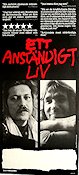 Ett anständigt liv 1979 poster Kenta Gustavsson Stoffe Svensson Eva Blondin Stefan Jarl Dokumentärer