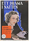 Ett drama i natten 1931 poster Joan Crawford Clark Gable