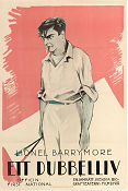 Ett dubbelliv 1921 poster Lionel Barrymore Doris Rankin