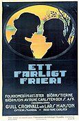 Ett farligt frieri 1919 poster Lars Hanson Rune Carlsten Gull Cronvall