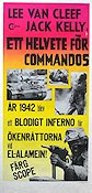 Ett helvete för Commandos 1969 poster Lee Van Cleef Dario Argento Krig