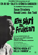 Ett skri av fruktan 1961 poster Susan Strasberg Christopher Lee Ronald Lewis Seth Holt Filmbolag: Hammer Films