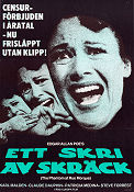 Ett skri av skräck 1954 poster Karl Malden Patricia Medina Roy Del Ruth Text: Edgar Allan Poe