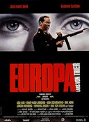 Europa 1991 poster Jean-Marc Barr Barbara Sukowa Udo Kier Ernst-Hugo Järegård Lars von Trier Danmark