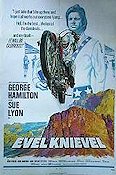 Evel Knievel 1971 poster Evel Knievel Rod Cameron Motorcyklar Dokumentärer