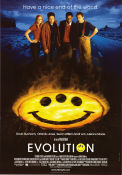 Evolution 2001 poster David Duchovny Julianne Moore Orlando Jones Ivan Reitman