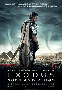 Exodus Gods and Kings 2014 poster Christian Bale Joel Edgerton Ridley Scott Svärd och sandal