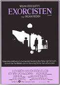Exorcisten 1973 poster Max von Sydow Ellen Burstyn Linda Blair William Friedkin Religion