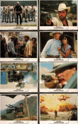 Extreme Prejudice 1987 lobbykort Nick Nolte Powers Boothe Michael Ironside Walter Hill Glasögon Poliser