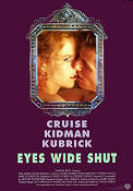 Eyes Wide Shut 1999 poster Tom Cruise Nicole Kidman Todd Field Stanley Kubrick