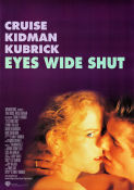 Eyes Wide Shut 1999 poster Tom Cruise Nicole Kidman Todd Field Stanley Kubrick