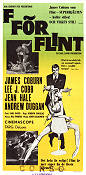 F för Flint 1967 poster James Coburn Gordon Douglas