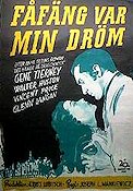 Fåfäng var min dröm 1946 poster Gene Tierney Vincent Price