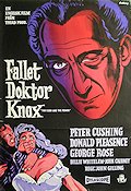 Fallet Doktor Knox 1959 poster Peter Cushing Donald Pleasence Affischkonstnär: Anders Gullberg