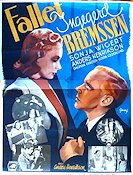 Fallet Ingegerd Bremssen 1942 poster Sonja Wigert Anders Henrikson Eric Rohman art