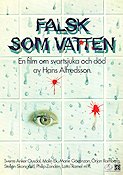 Falsk som vatten 1985 poster Malin Ek Hans Alfredson