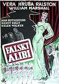 Falskt alibi 1947 poster Vera Ralston Ann Rutherford