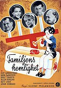 Familjens hemlighet 1936 poster Olof Winnerstrand Karin Swanström Erik Bullen Berglund Gustaf Molander