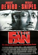 The Fan 1996 poster Robert De Niro Wesley Snipes Ellen Barkin Tony Scott Sport