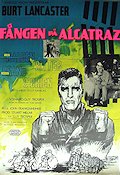 Fången på Alcatraz 1962 poster Burt Lancaster Karl Malden Fåglar