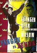 Fången på Zenda 1952 poster Stewart Granger Deborah Kerr James Mason Richard Thorpe Äventyr matinée