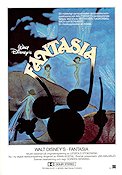 Fantasia 1940 poster Leopold Stokowski Mickey Mouse Musse Pigg James Algar